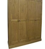 ^4 Door Hall Coat & Shoe or Toys Storage Cupboard, Hooks, Shelves and EXTRA TOP BOX Storage (40 cm deep) OPTION 1