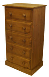 *5 Drawer Wide Wellington Chest