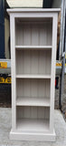 ^Solid Pine Low Bookcase - 48" High with Adjustable Shelves