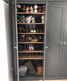 ^5 Door Hall Coat & Shoe Storage Cupboard (35 cm deep) - NO TOP BOX