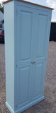 ^2 Door Hallway, Utility, Cloak Room Storage Cupboard with Hooks and Shelves (40 cm deep) ALL  SIZE VARIATIONS