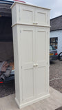 ^Hallway, Utility, Cloak Room Cupboard with Hooks and Shelves and Extra Top Box Storage (35 cm or 40 cm deep) ALL SIZE VARIATIONS