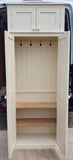 ^Hallway, Utility, Cloak Room Cupboard with Hooks and Shelves and Extra Top Box Storage (35 cm or 40 cm deep) ALL SIZE VARIATIONS