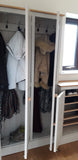 ^SHALLOW 5 Door Coat and Shoe Storage Combination Cupboard - OPTION 1