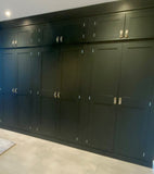 ^6 Door Hall/Utility Coat & Shoe Storage Cupboard available WITH or WITH- OUT Extra Storage Top Box (35 cm deep) 2.1 m or 2.4 m wide