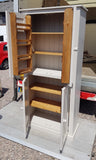^Larder Pantry Kitchen Utility Cupboard with Spice Racks (40 cm or 50 cm deep) 2 Door over 2 Door Storage
