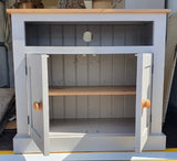 >Tall TV Unit / Telephone Table with Cupboard