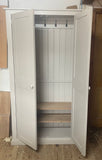 ^2 door Hallway, Utility, Cloak Room Storage Cupboard with Hooks and Shelves (35 cm deep) SIZE VARIATIONS