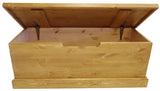 Blanket Box / Solid Pine Toy Box (Medium)