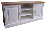 ^Large 2 Door and Open TV Cupboard