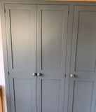 ^3 Door Kitchen Larder Pantry with 18 Bottle Wine Rack and Spice Racks (40 cm or 50 cm deep)