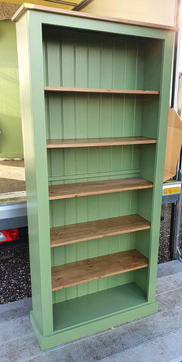 *Solid Pine Tall Bookcase - 78