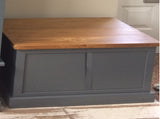*2 Panelled Storage Box - to match our 2 Door Hall and Larder Cupboards (35 cm or 40 cm deep)