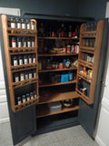 ^Kitchen Larder Pantry Cupboard (40 cm or 50 cm Deep) - Fully Shelved with Spice Racks - ALL SIZE VARIATIONS