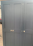 ^SHALLOW 5 Door Coat and Shoe Storage Combination Cupboard - OPTION 1