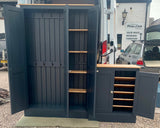^SHALLOW 5 Door Coat and Shoe Storage Combination Cupboard - OPTION 1