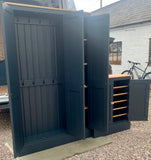 ^SHALLOW 5 Door Coat and Shoe Storage Combination Cupboard - OPTION 1