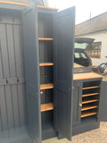 ^SHALLOW 5 Door Coat and Shoe Storage Combination Cupboard - OPTION 1