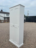 z**IN STOCK** One Only - READY FOR COLLECTION - 2 door Hallway, Utility, Cloak Room Storage Cupboard with Hooks and Shelves (35 cm deep)