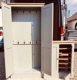 ^SHALLOW 5 Door Coat and Shoe Storage Combination Cupboard - OPTION 1