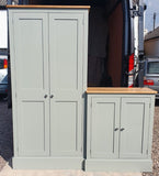 ^SHALLOW 5 Door Coat and Shoe Storage Combination Cupboard - OPTION 1