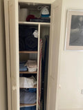 ^Ironing Board and Hoover, Laundry, Kitchen, Utility, Hall Storage Cupboard (45 cm and 50 cm deep) ALL SIZE VARIATIONS - OPTION 1