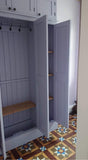 ^5 Door Hall Coat & Shoe Storage Cupboard with Extra Top Storage (35 cm deep)