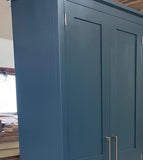 ^2 Door Hallway, Utility, Cloak Room Storage Cupboard with Hooks and Shelves (40 cm deep) ALL  SIZE VARIATIONS