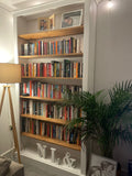 ^Solid Pine Home Office / Study Bookcase - 78"h x 42"w - Adjustable Shelves