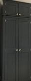 ^Hallway, Utility, Cloak Room Cupboard with Hooks and Shelves and Extra Top Box Storage (35 cm or 40 cm deep) ALL SIZE VARIATIONS