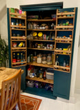 ^Kitchen Larder Pantry Cupboard (40 cm or 50 cm Deep) - Fully Shelved with Spice Racks - ALL SIZE VARIATIONS