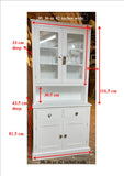 ^2 Door Glazed Dresser - various sizes