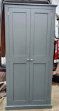 ^NEW DESIGN Ironing Board / Broom, Laundry, Kitchen, Utility, Hall Storage Cupboard (45 cm and 50 cm deep) ALL SIZE VARIATIONS - OPTION 2