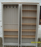 ^4 Door Hall/Larder Storage Cupboard for kitchen items, toys etc with Shelves WITH or WITH-OUT Top Box Storage (35 cm deep) OPTION 3