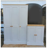 ^SHALLOW 5 Door Coat and Shoe Storage Combination Cupboard - OPTION 1