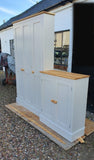 ^SHALLOW 5 Door Coat and Shoe Storage Combination Cupboard - OPTION 1
