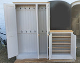 *3 Door Hall, Utility Room, Cloak Room Coat & Shoe Storage Cupboard (35 cm deep) OPTION 1