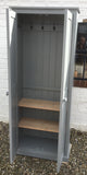 2 door Hallway, Utility, Cloak Room Storage Cupboard with Hooks and Shelves (35 cm deep) SIZE VARIATIONS