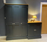 ^SHALLOW 5 Door Coat and Shoe Storage Combination Cupboard - OPTION 1