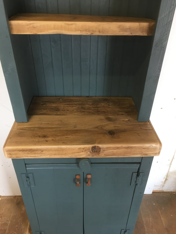 z**IN STOCK**BESPOKE Rustic Reclaimed Timber Painted Kitchen Dresser, Utility Cupboard
