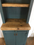 z**IN STOCK**BESPOKE Rustic Reclaimed Timber Painted Kitchen Dresser, Utility Cupboard