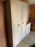 ^Shaker Style 2 Door Low Hallway Cupboard - to match our Tall Hall Cupboard (35 cm deep)