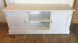 ^Large 2 Door and Open TV Cupboard