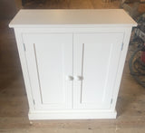^Shaker Style 2 Door Low Hallway Cupboard - to match our Tall Hall Cupboard (35 cm deep)