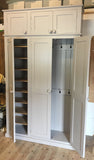 ^3 Door Hall, Utility Room, Cloak Room Coat & Shoe Storage Cupboard (35 cm deep) OPTION 1