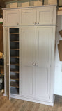 ^3 Door Hall, Utility Room, Toys, Cloak Room Coat & Shoe with Extra Top Box Storage Cupboard (40 cm deep)