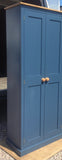 ^2 door Hallway, Utility, Cloak Room Storage Cupboard with Hooks and Shelves (35 cm deep) SIZE VARIATIONS