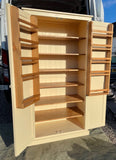 ^Kitchen Larder Pantry Cupboard (40 cm or 50 cm Deep) - Fully Shelved with Spice Racks - ALL SIZE VARIATIONS