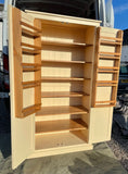 *Kitchen Larder Pantry Cupboard (40 cm or 50 cm Deep) - Fully Shelved with Spice Racks - ALL SIZE VARIATIONS