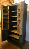 90c. ^ 90 cm wide Tall 2 Door Larder Pantry Cupboard with Spice Racks 📢 ADD TO CART to UNLOCK TODAYS DEAL